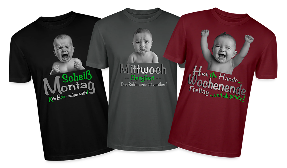 Die lustige 7 Wochentage Edition