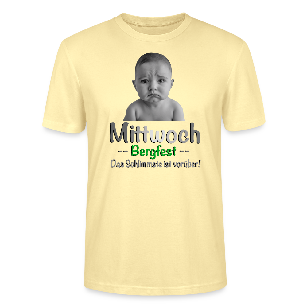 Mittwoch, endlich Bergfest - T-Shirt - Creme