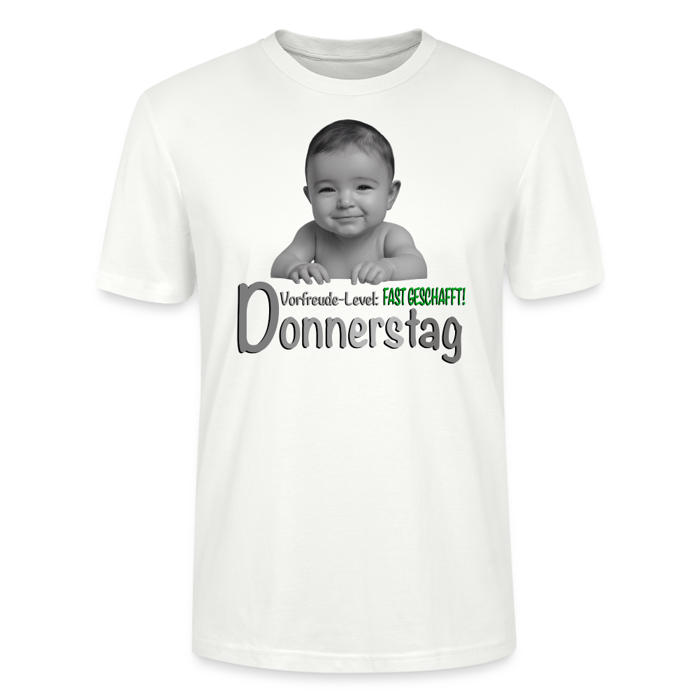 Donnerstag- Vorfreude-Level - T-Shirt - Weiß
