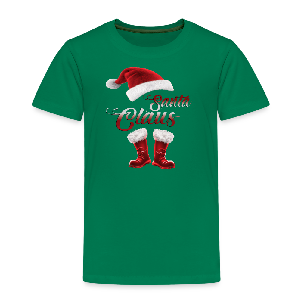 Santa claus Kinder Shirt - Kelly Green