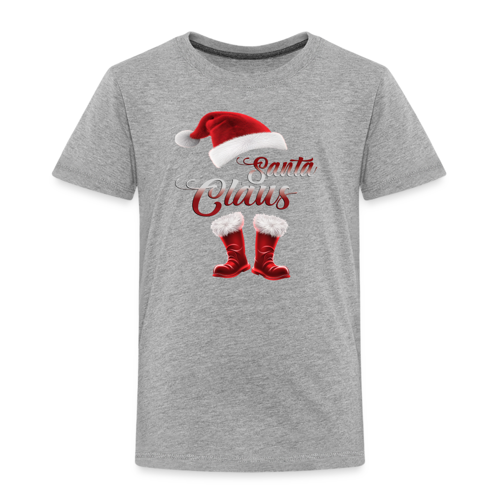 Santa claus Kinder Shirt - Grau meliert