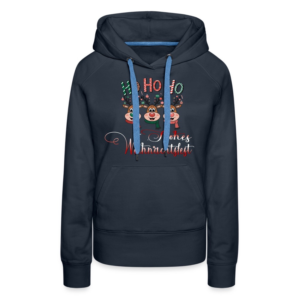 Frohes Weihnachtsfest Premium Hoodie - Navy