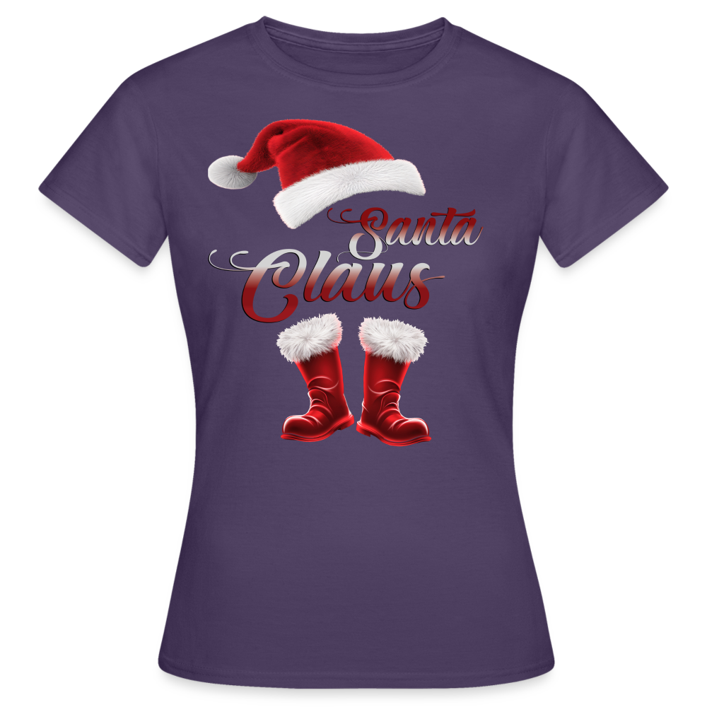 Santa Claus T-Shirt - Dunkellila
