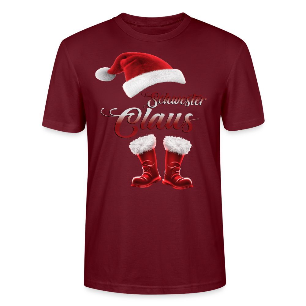 Schwester Claus T-Shirt - Burgunderrot