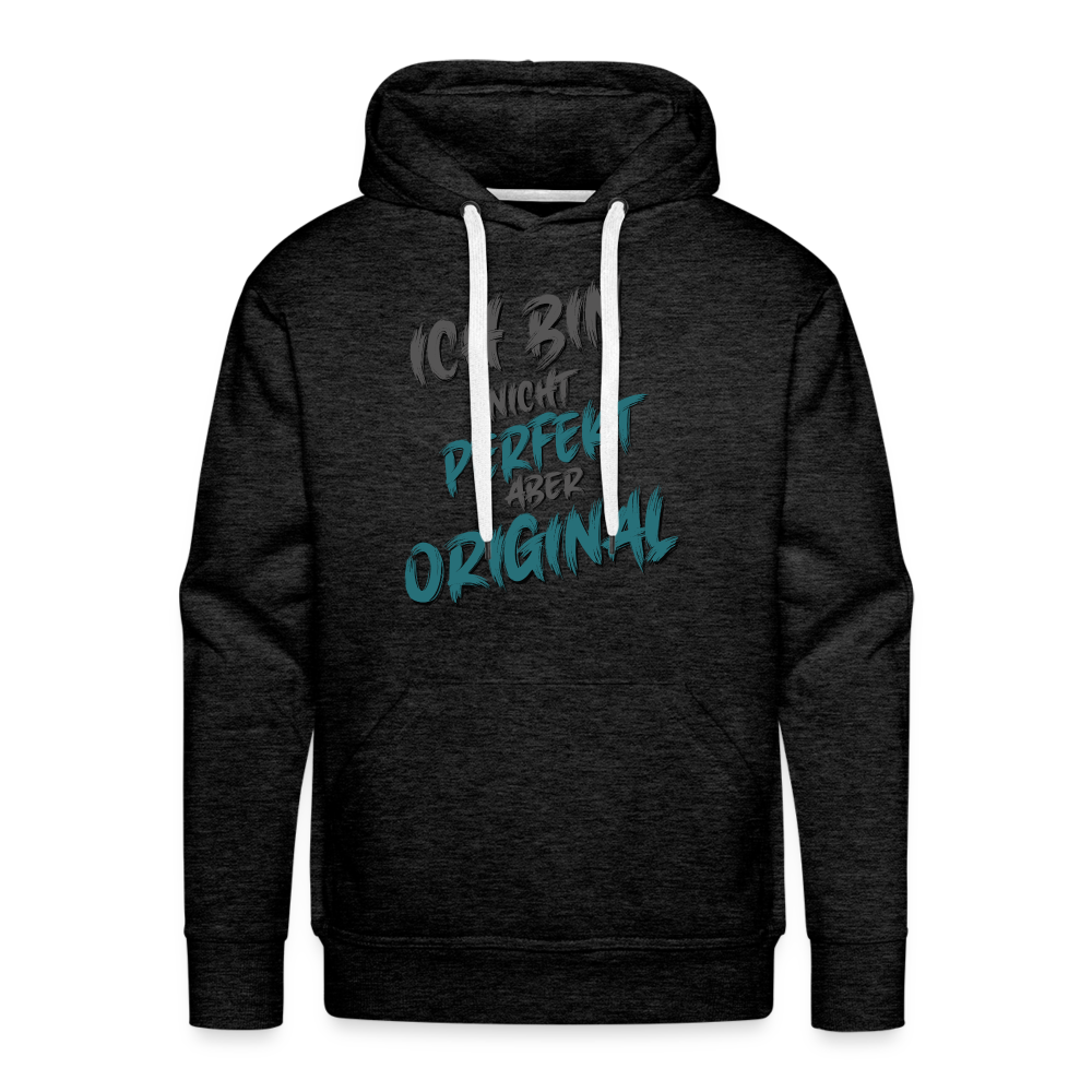 Ich bin nicht perfekt Premium Hoodie - Anthrazit