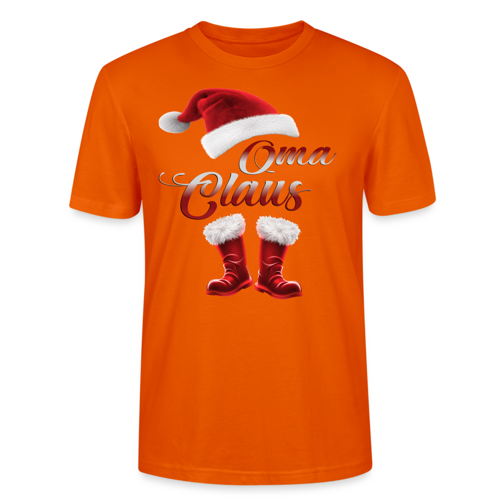 Oma Claus T-Shirt - Tieforange