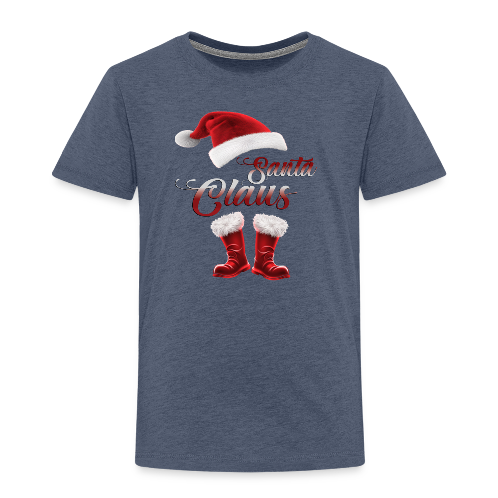 Santa claus Kinder Shirt - Blau meliert
