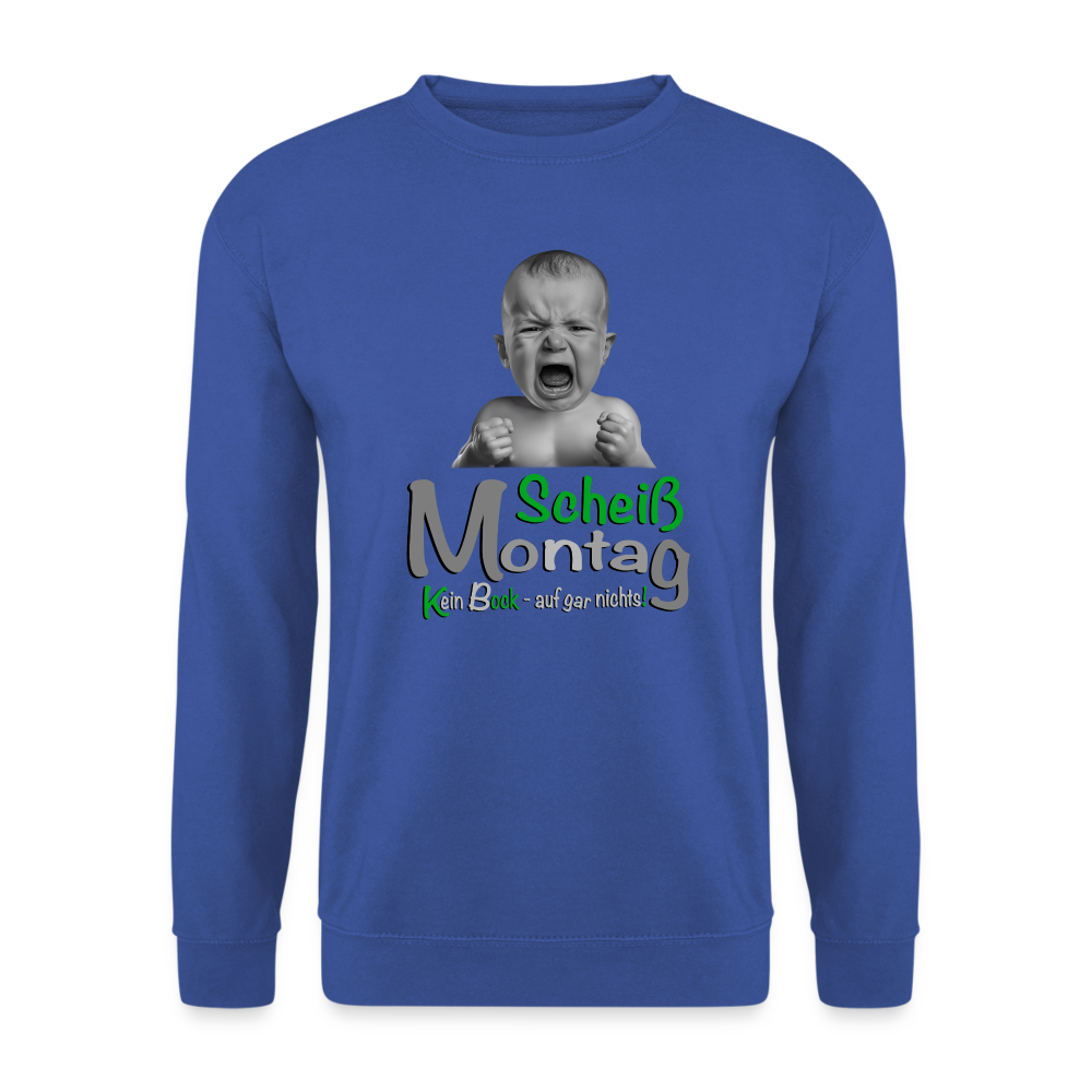 Montag ist ätzend Pulliu - Royalblau