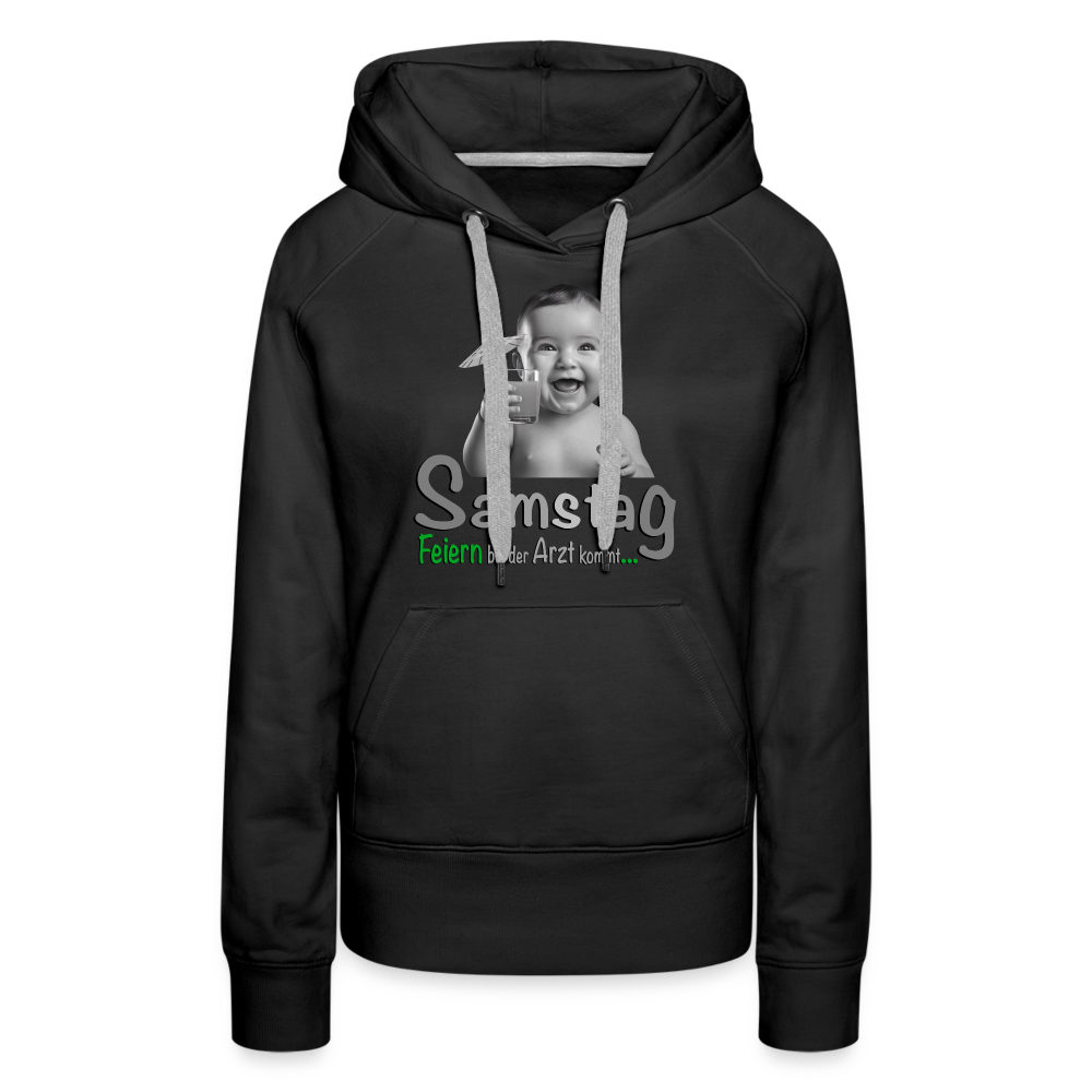 Der coole Hoodie für Samstag - Schwarz