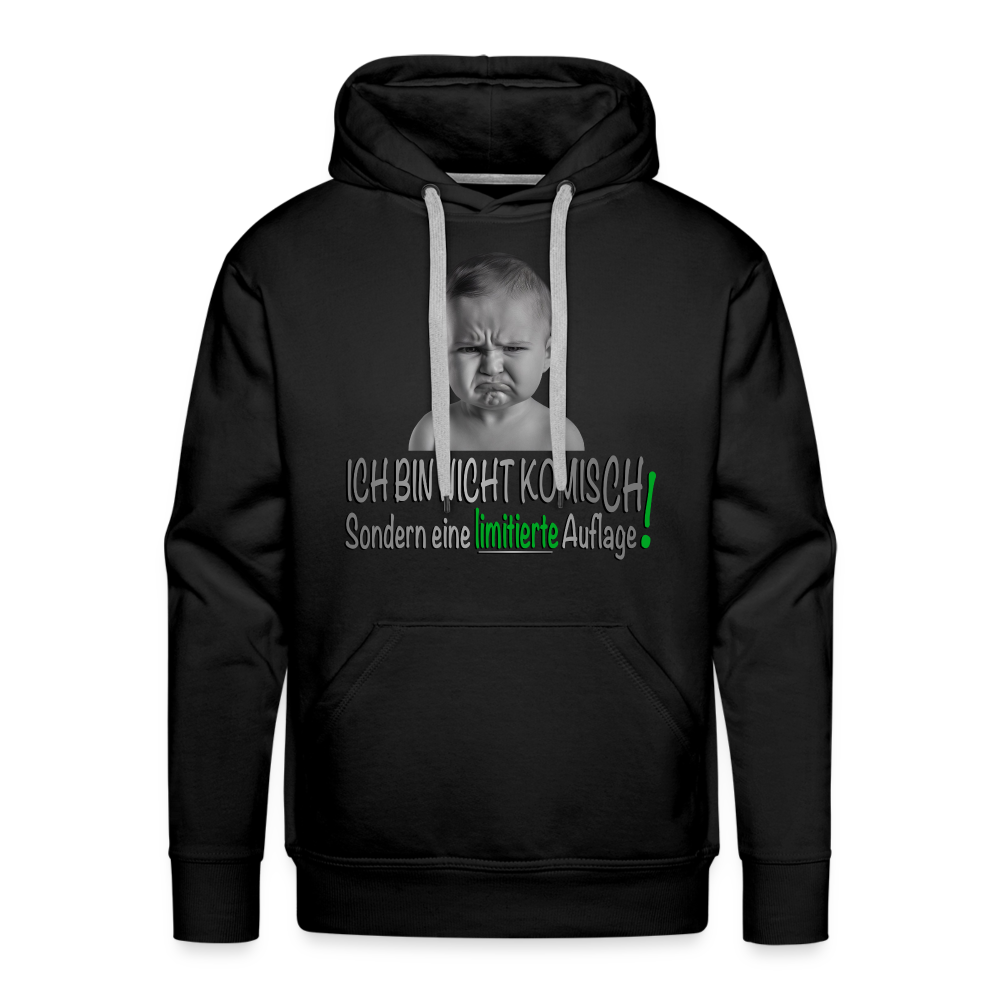 Ich bin nicht komisch Premium Hoodie - Schwarz