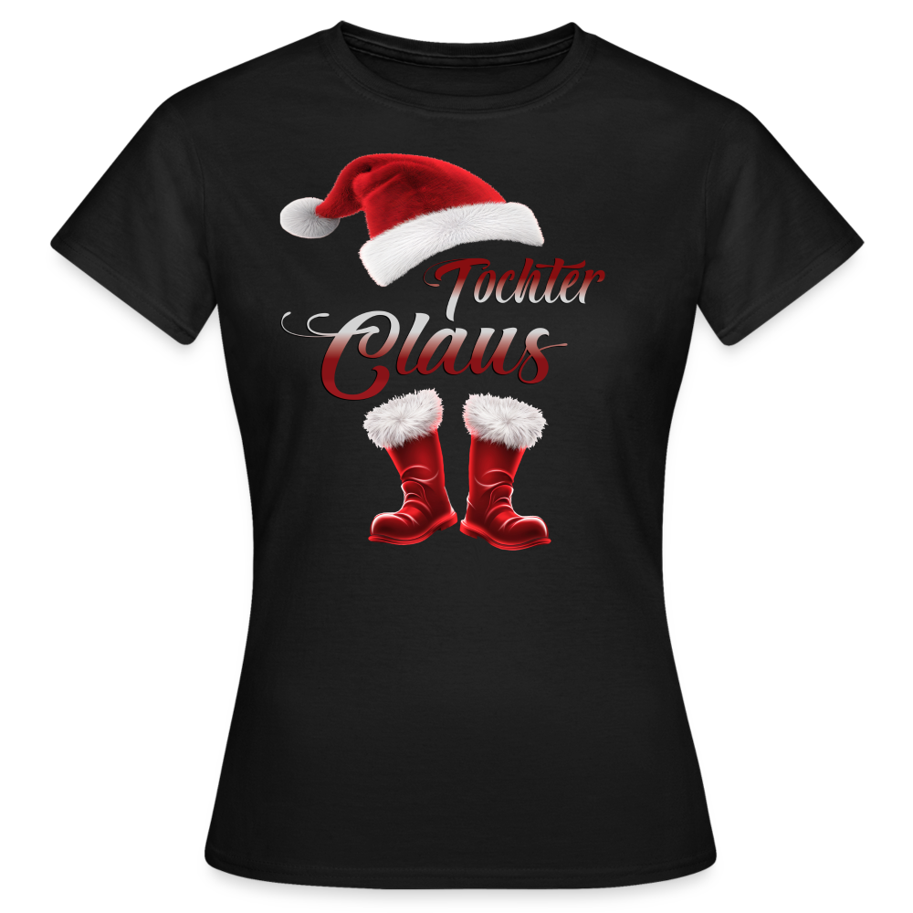 Tochter Claus T-Shirt - Schwarz