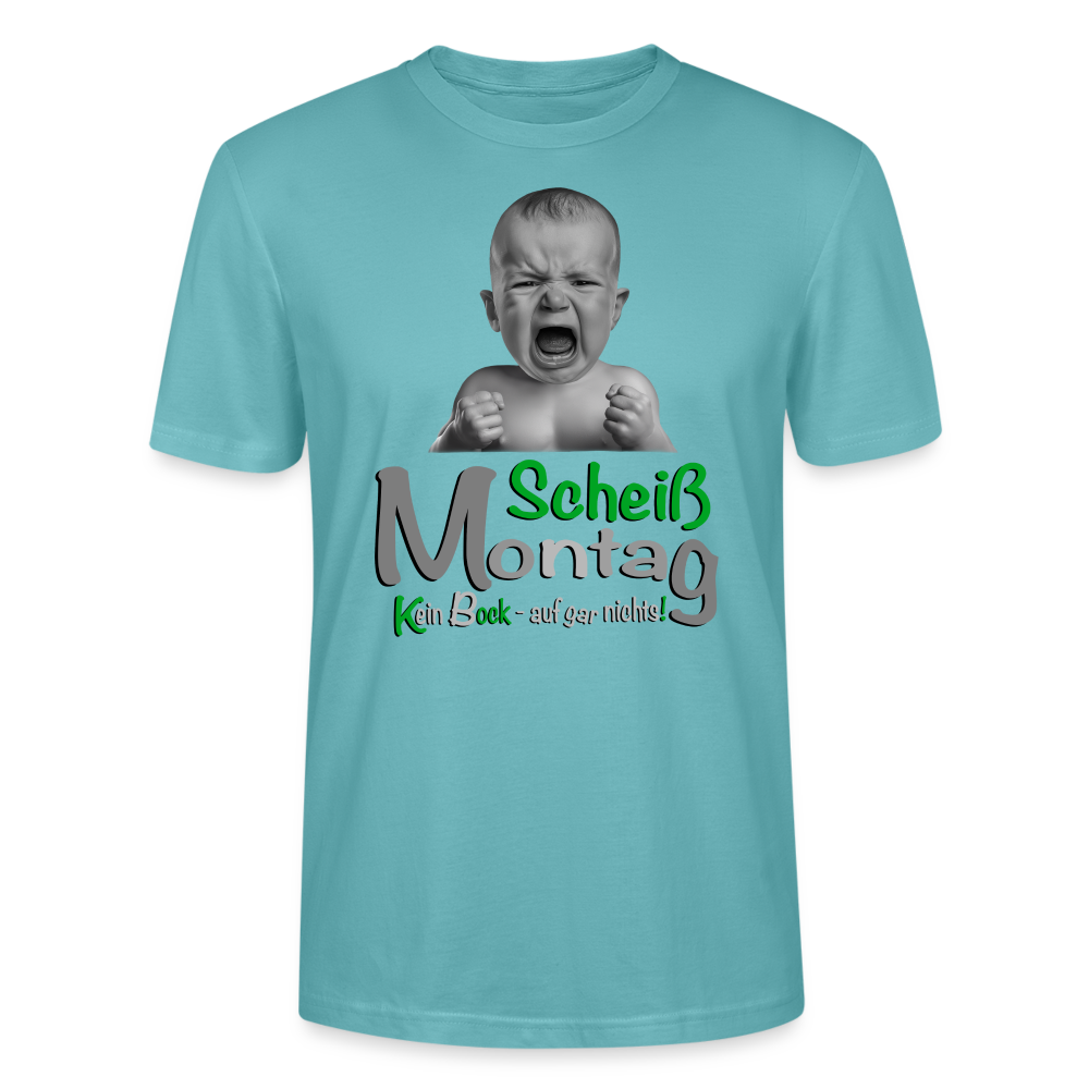 Montag ist ätzend T-Shirt - Pastelltürkis