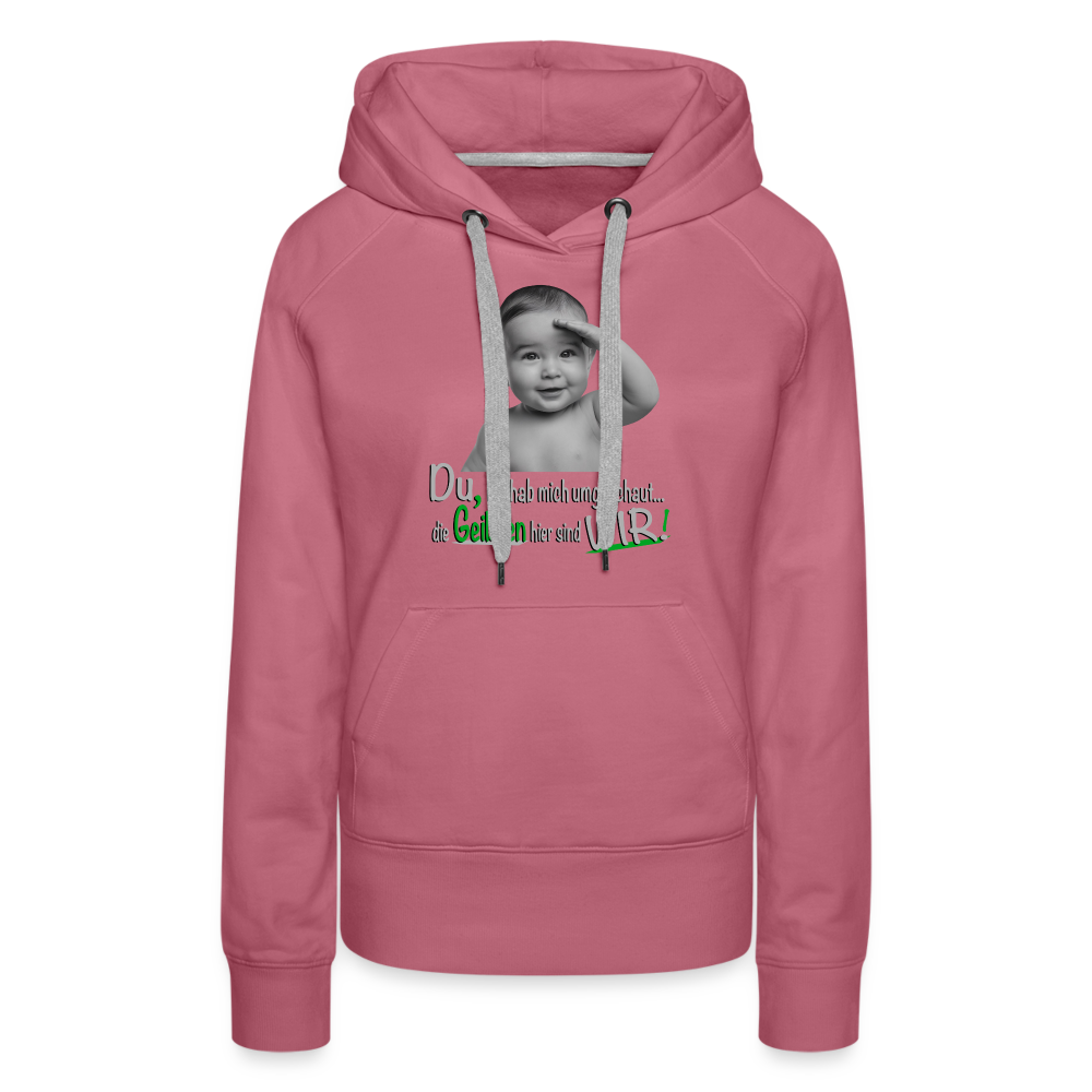 Wir sind die Geilsten Pulli - Premium Hoodie - Malve