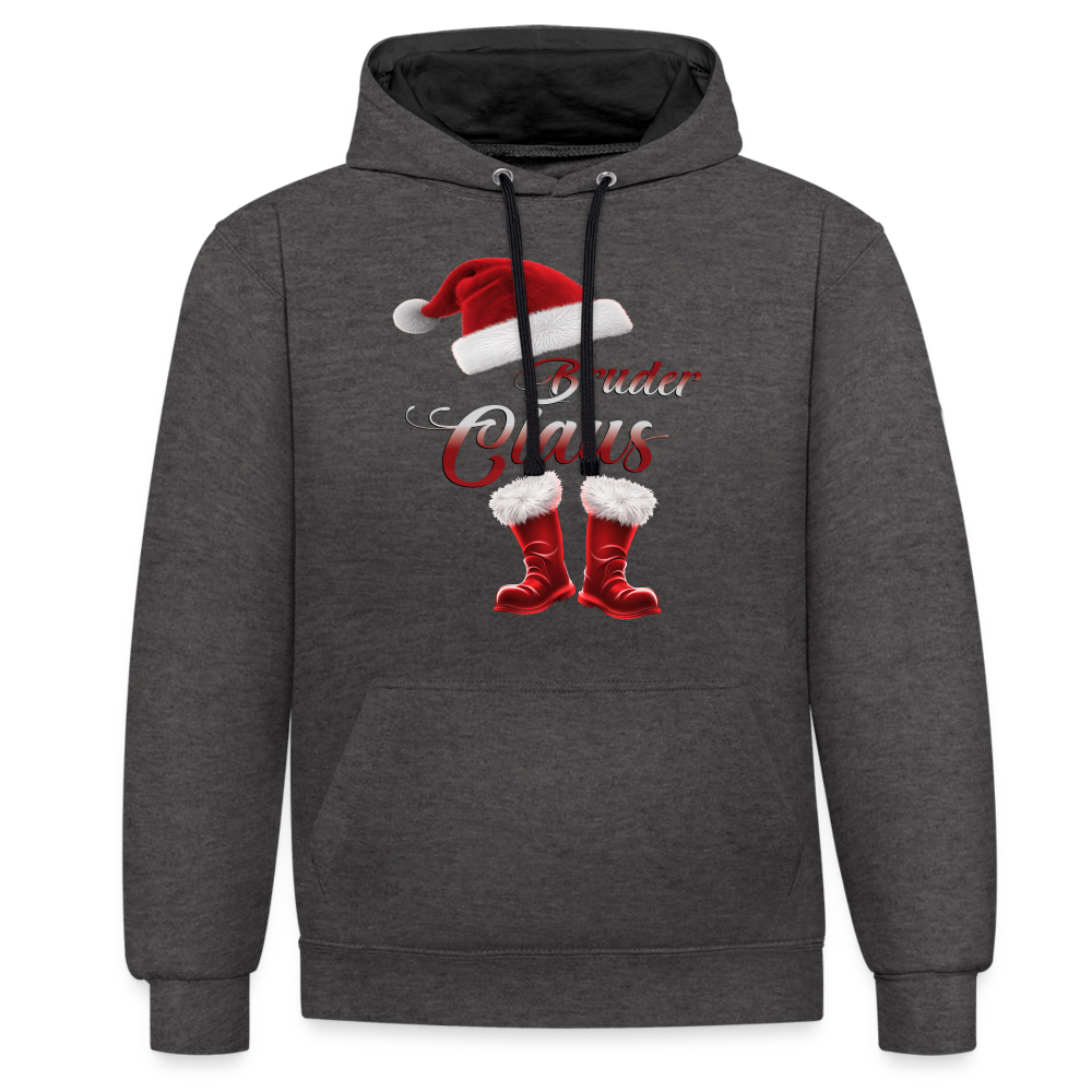 Bruder Claus Hoodie - Anthrazit/Schwarz