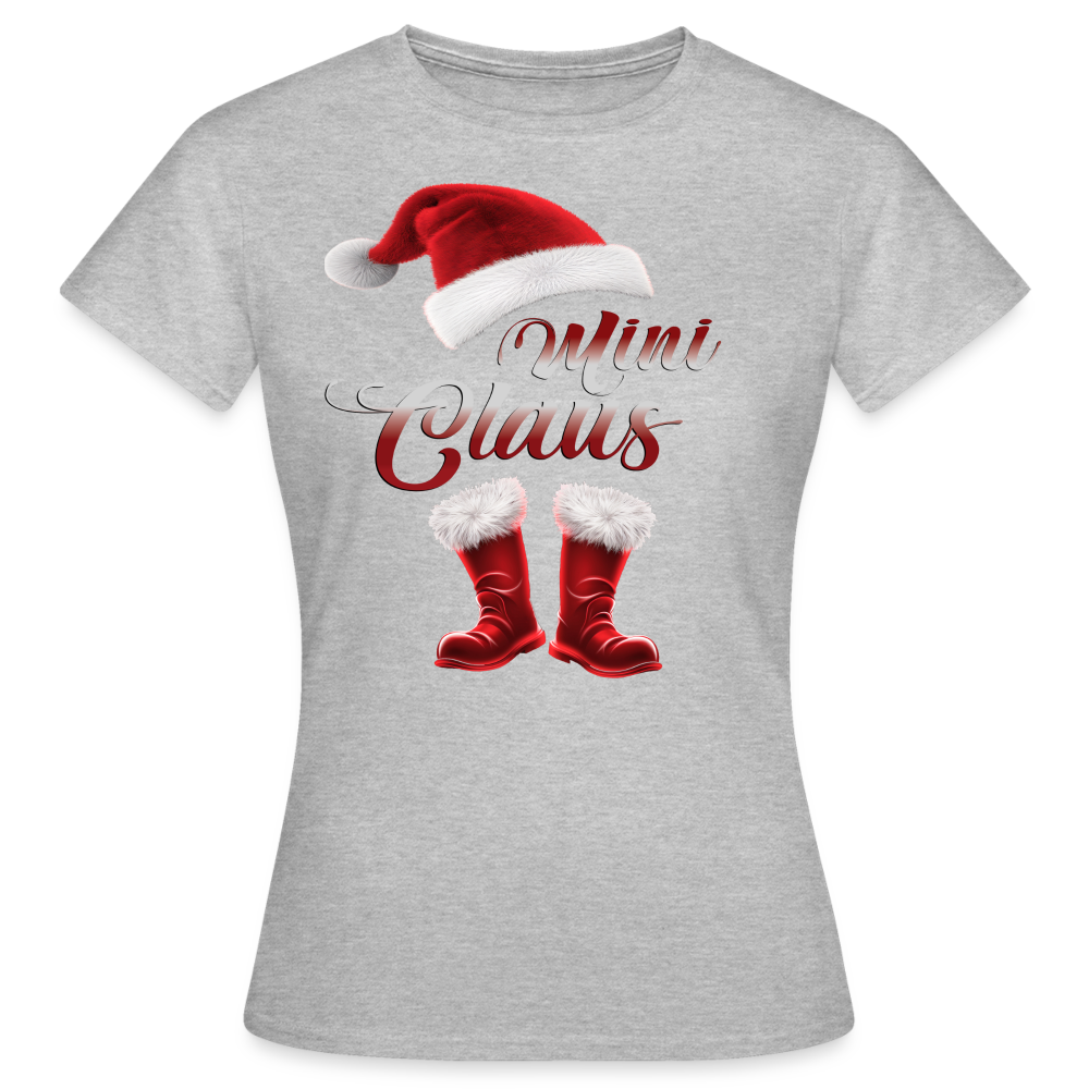 Mini Claus T-Shirt - Grau meliert