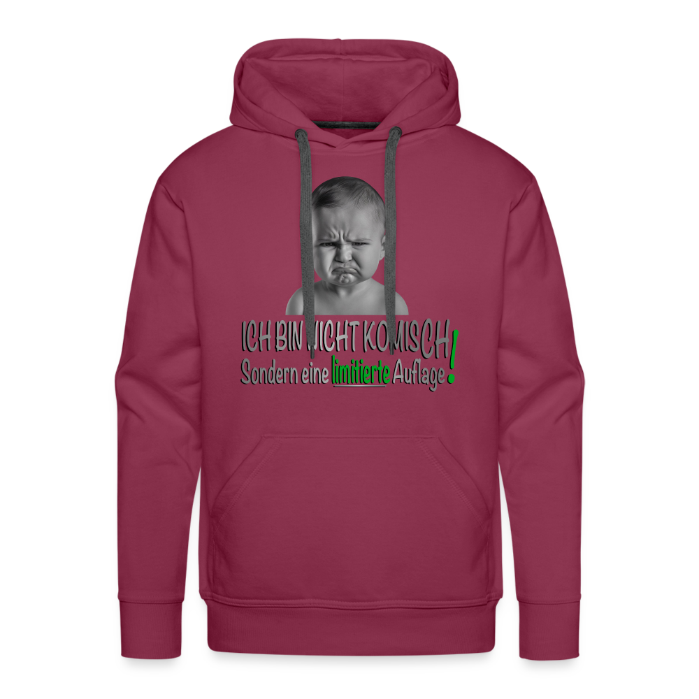 Ich bin nicht komisch Premium Hoodie - Bordeaux
