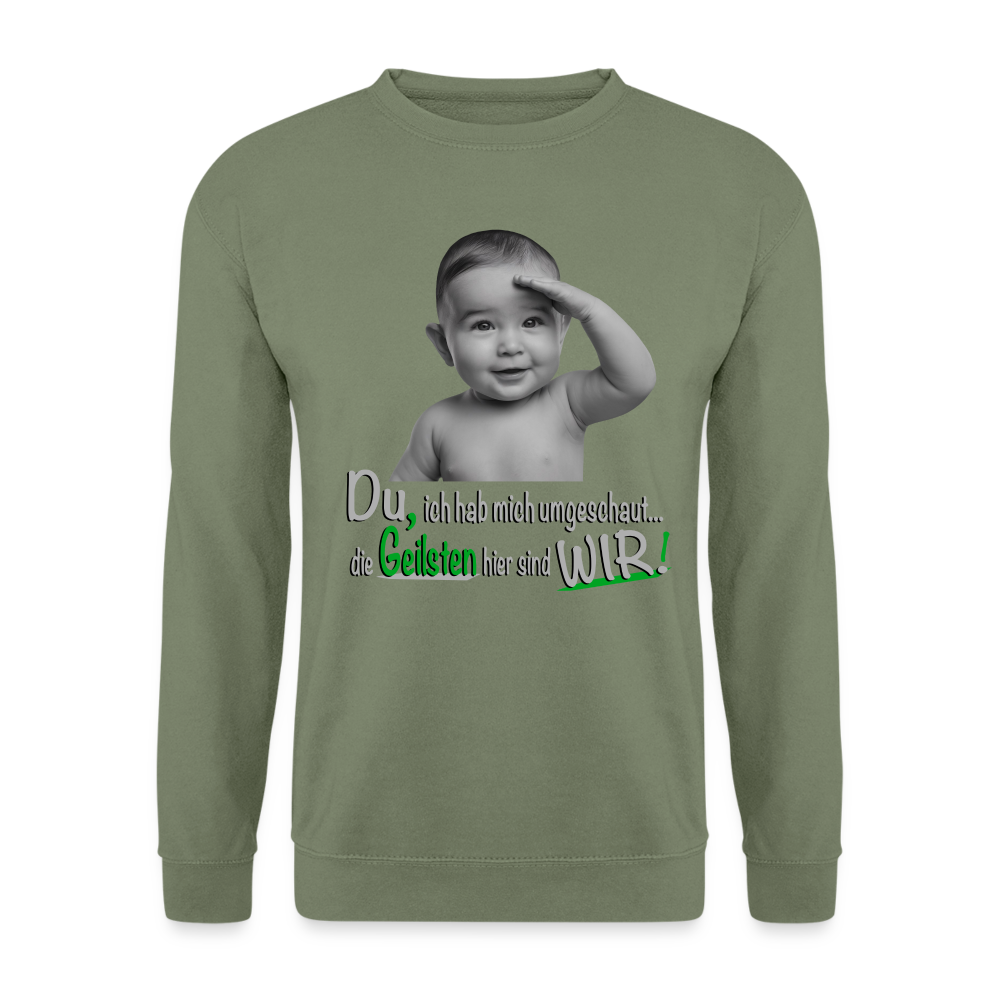 Wir sind die Geilsten Pulli - Armeegrün