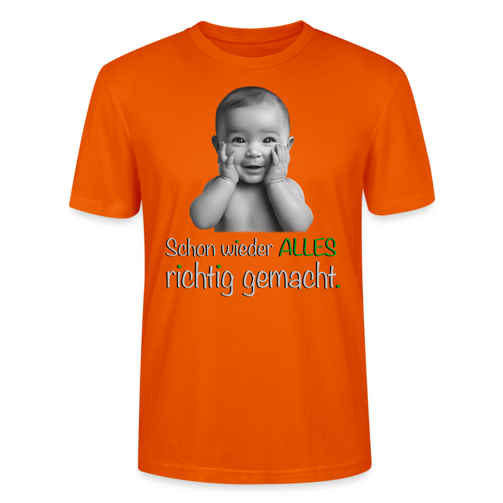 Das ,,Alles richtig gemacht'' Shirt - Tieforange