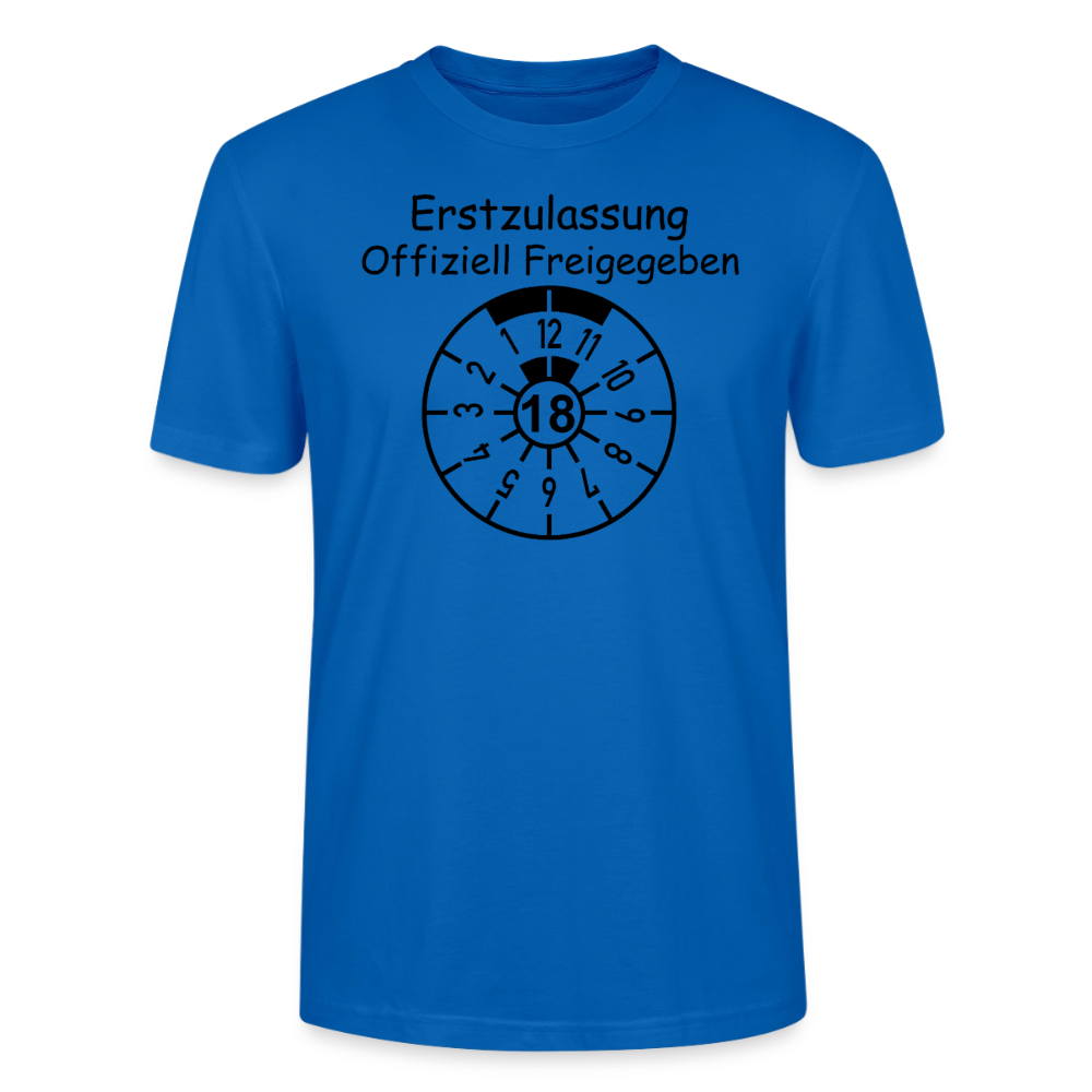 18. Geburtstag Erstzulassung offiziell freigegeben - Pfauenblau