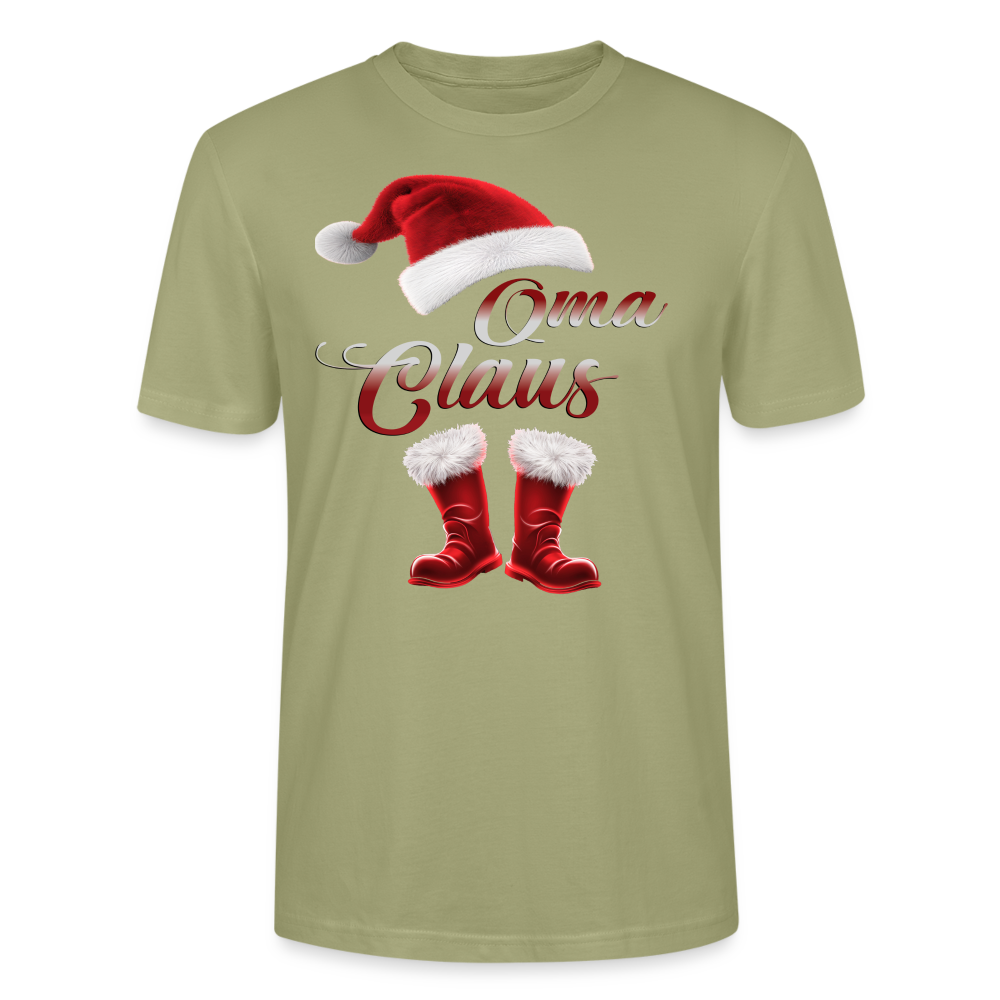 Oma Claus T-Shirt - Nebelgrün