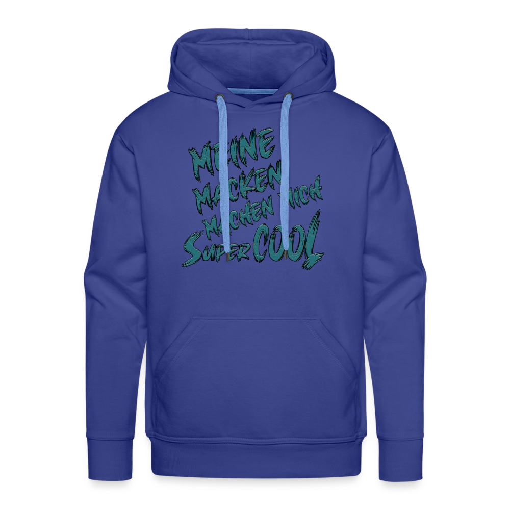 Super coole Macken Premium Hoodie - Königsblau
