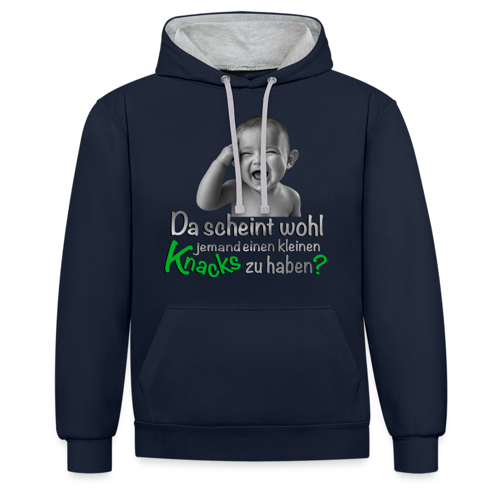 Ein Statement Shirt für die, die anders ticken! 😉 - Navy/Grau meliert