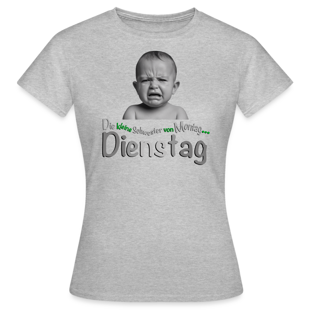 Das T-Shirt für Dienstags------- - Grau meliert
