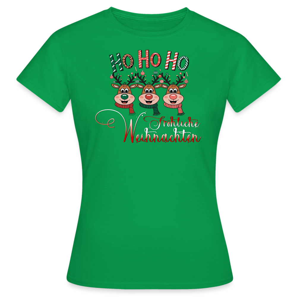 Fröhliche Weihnachten T-Shirt - Kelly Green