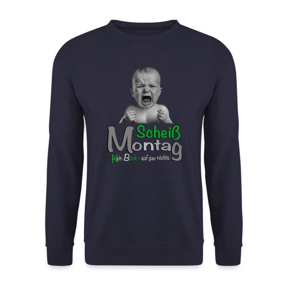 Montag ist ätzend Pulliu - Navy
