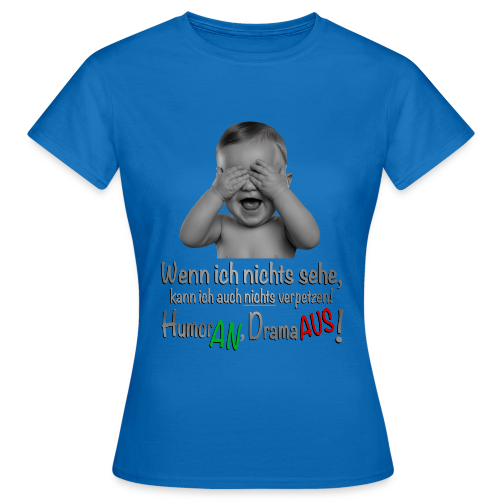 Humor AN, Drama AUS - Hoodie - Royalblau