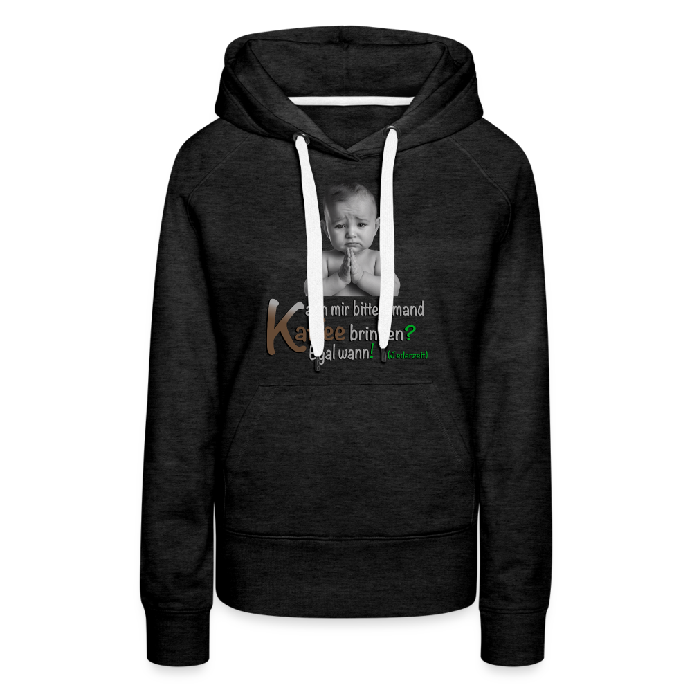 Der Hoodie für kostenlosen Kaffee - Anthrazit