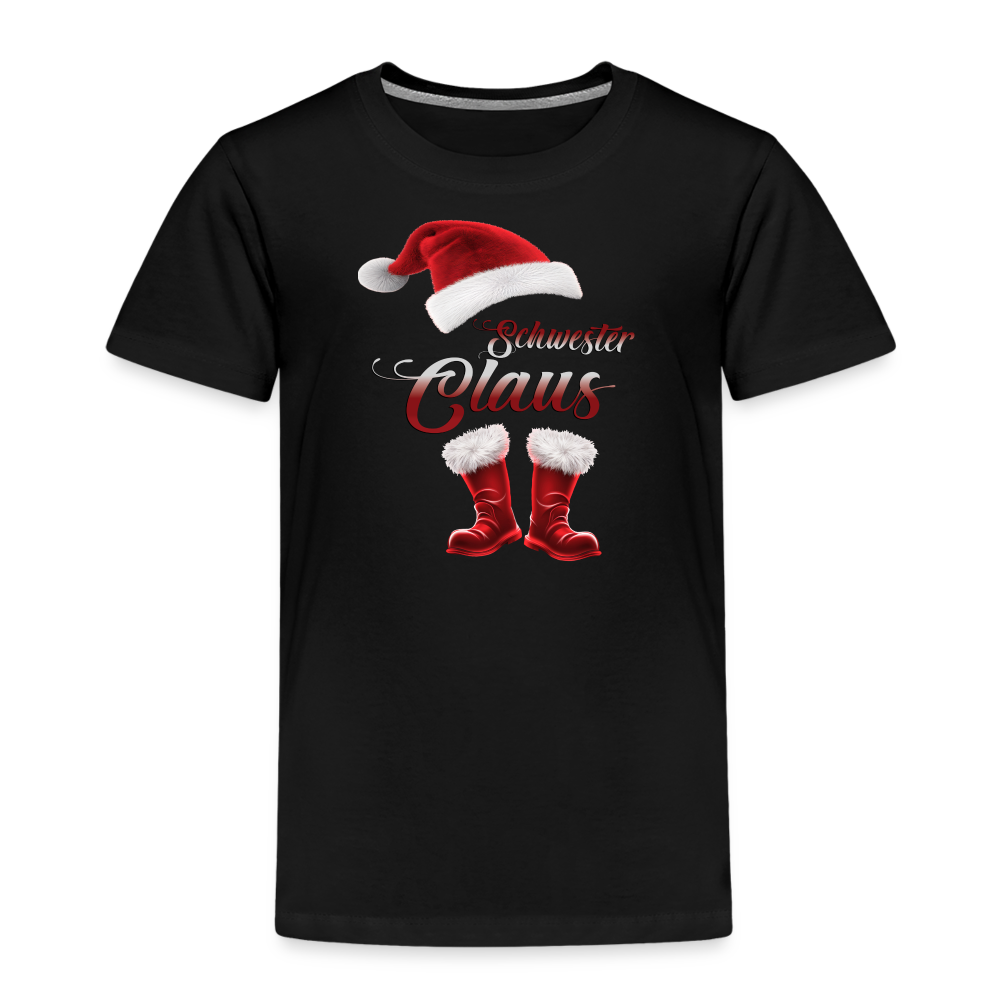 Schwester Claus Kinder T-Shirt - Schwarz