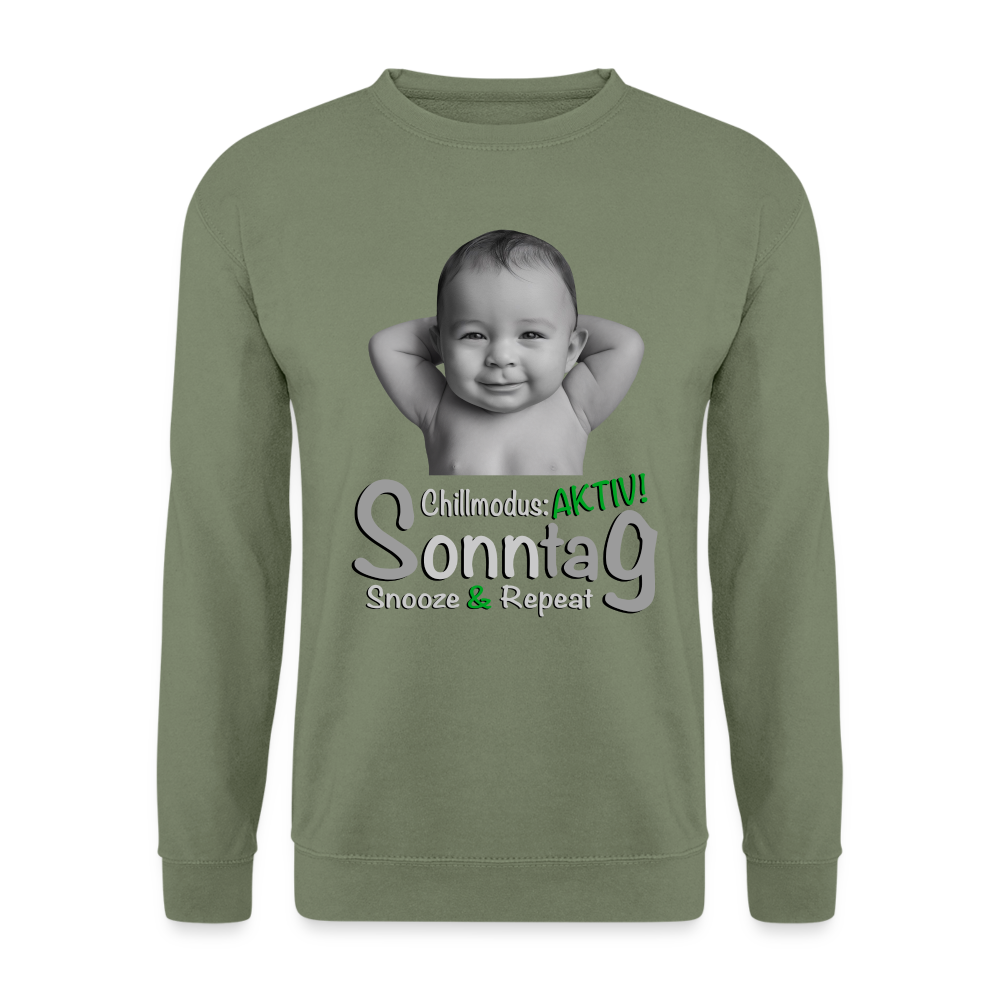 Chillivanillie Sonntags Pullover - Armeegrün