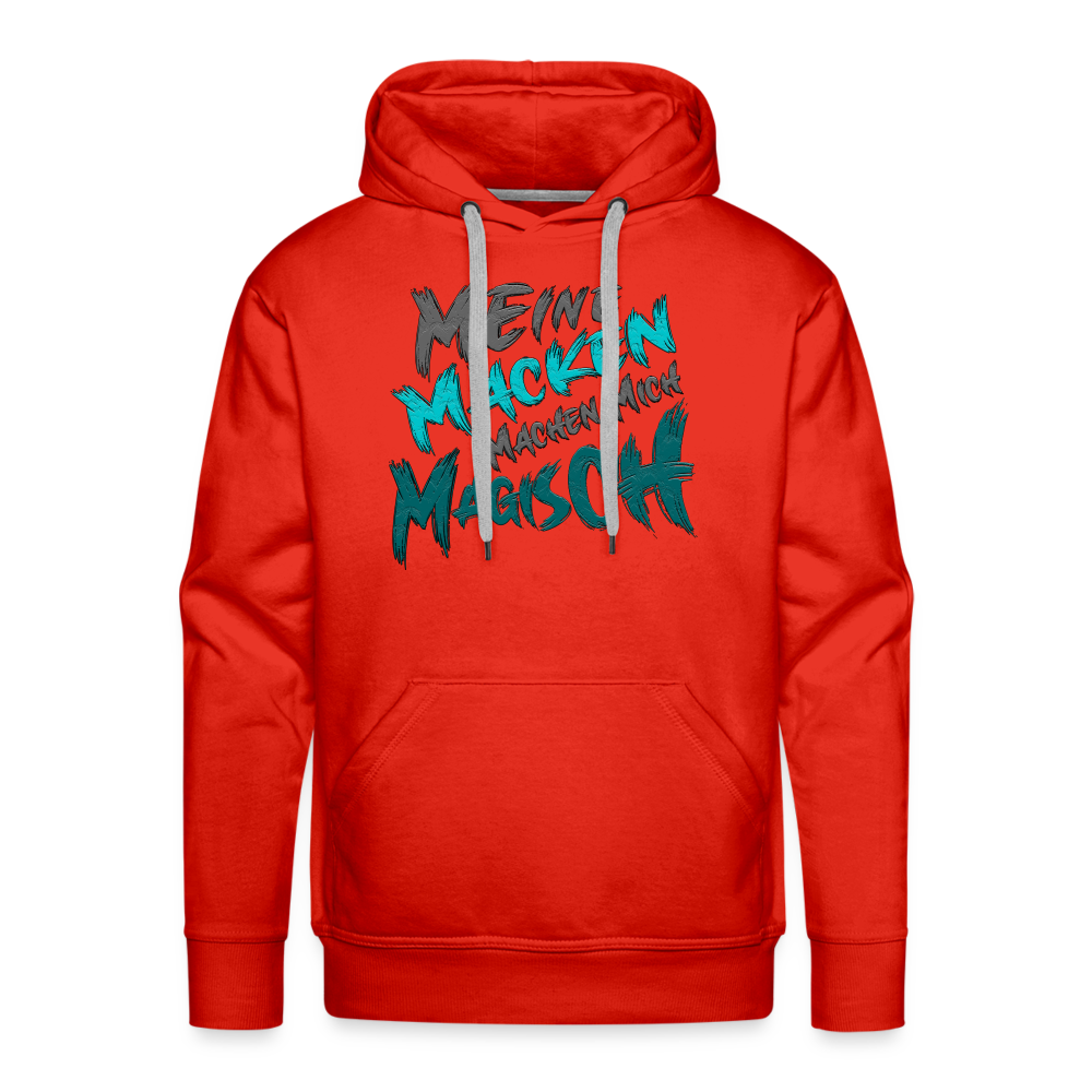 Magische Macken Premium Hoodie - Rot