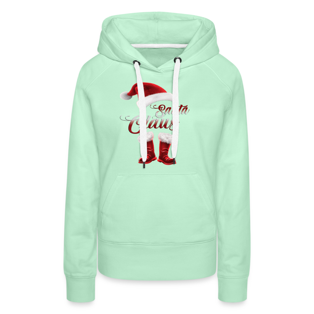 Santa Claus Premium Hoodie - helles Mintgrün