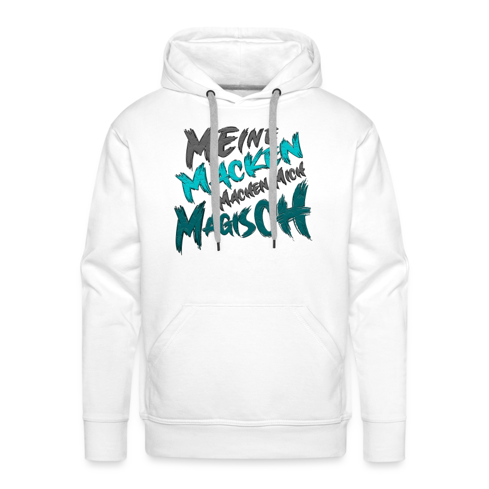 Magische Macken Premium Hoodie - Weiß