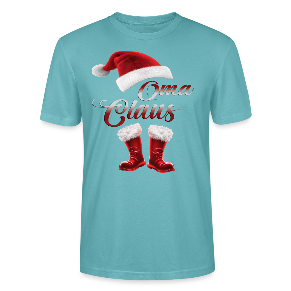 Oma Claus T-Shirt - Pastelltürkis