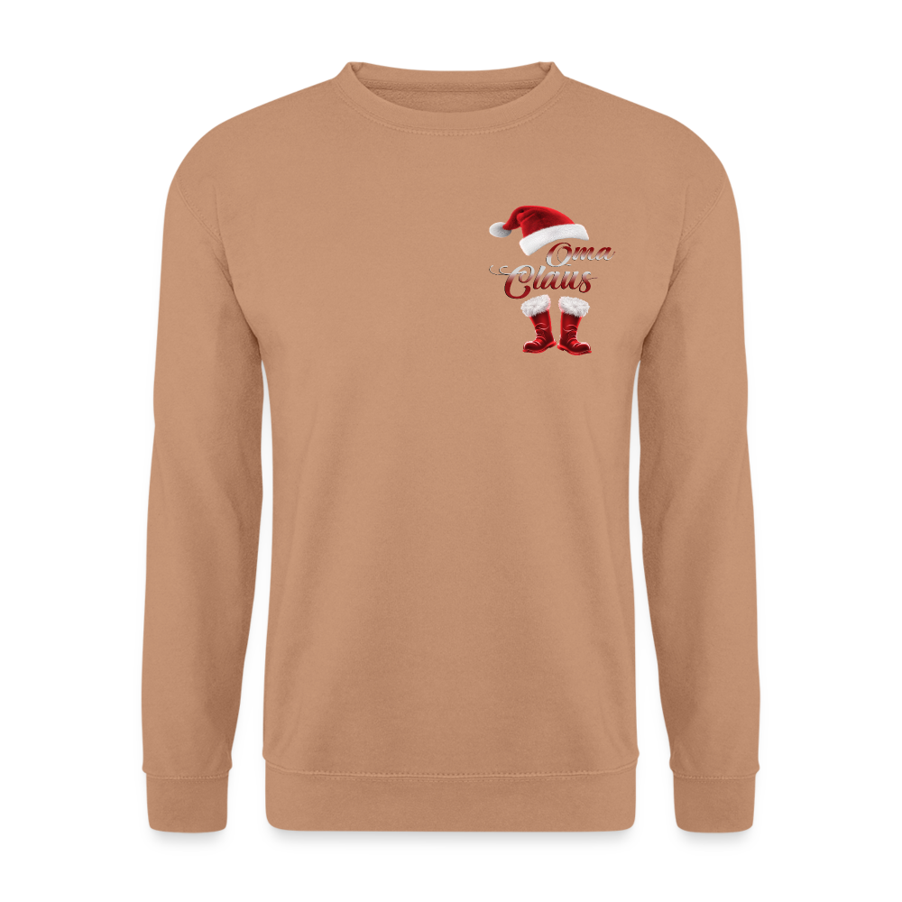 Oma Claus Festtagspullover - Mocca
