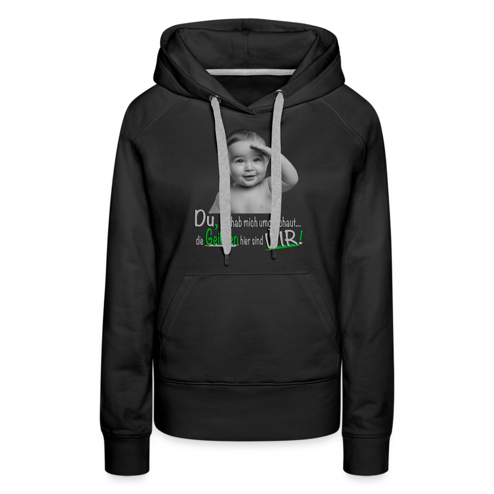 Wir sind die Geilsten Pulli - Premium Hoodie - Schwarz