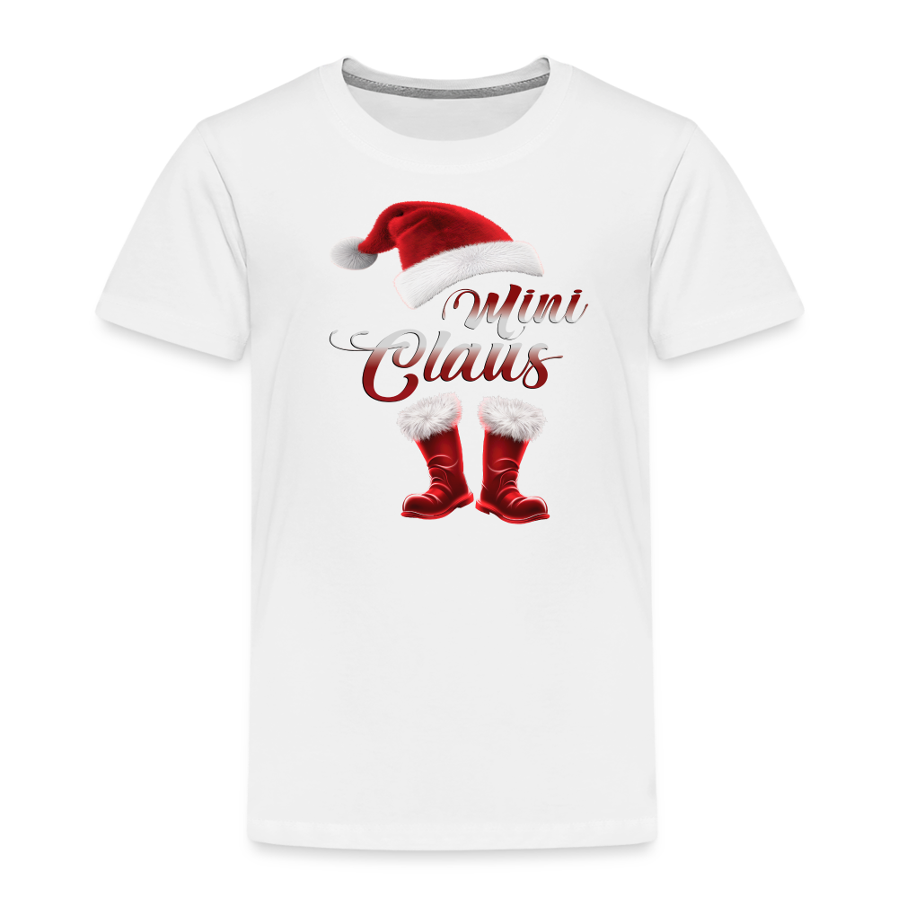 Mini Claus Kinder T-Shirt - Weiß