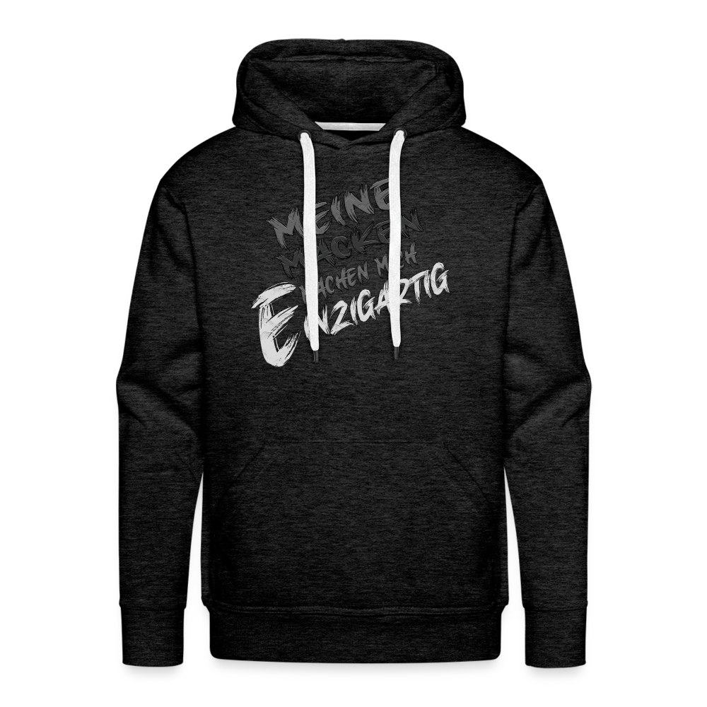Einzigartige Macken Premium Hoodie - Anthrazit