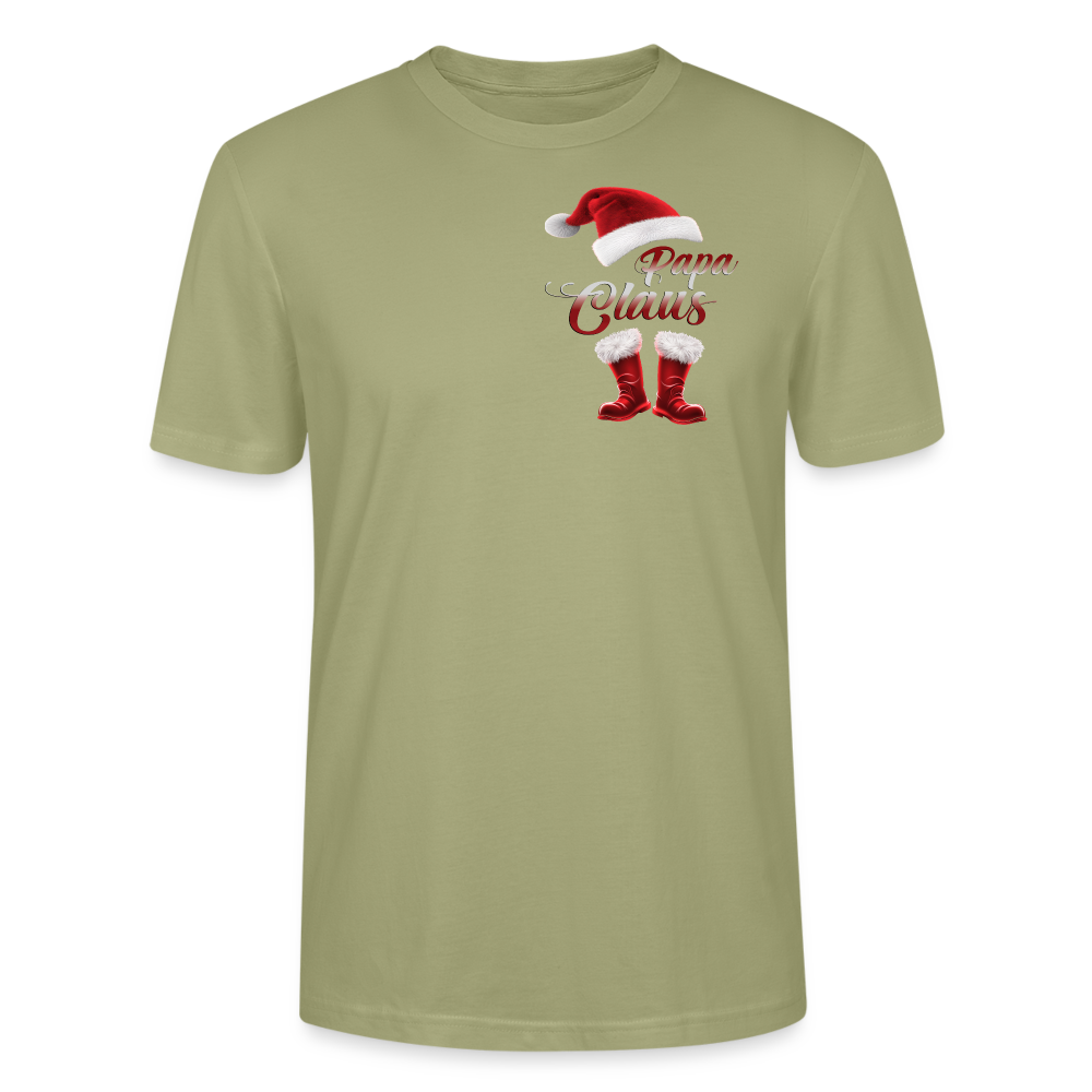 Papa Claus T-SHIRT - Nebelgrün