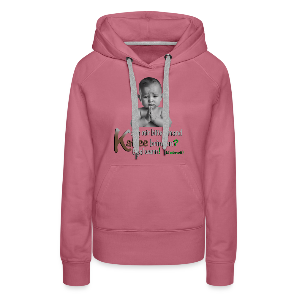 Der Hoodie für kostenlosen Kaffee - Malve