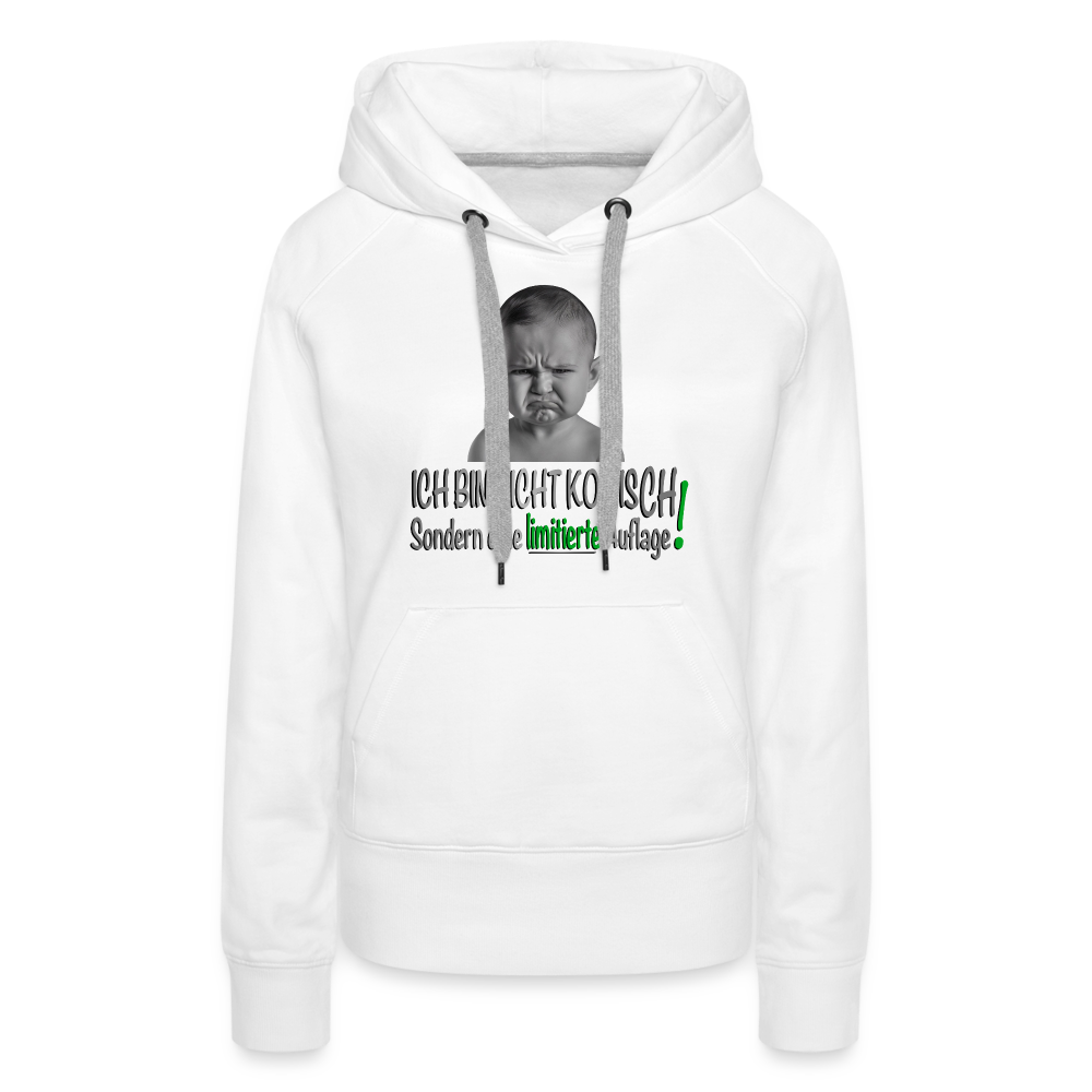 Komisch Premium Premium Hoodie - Weiß