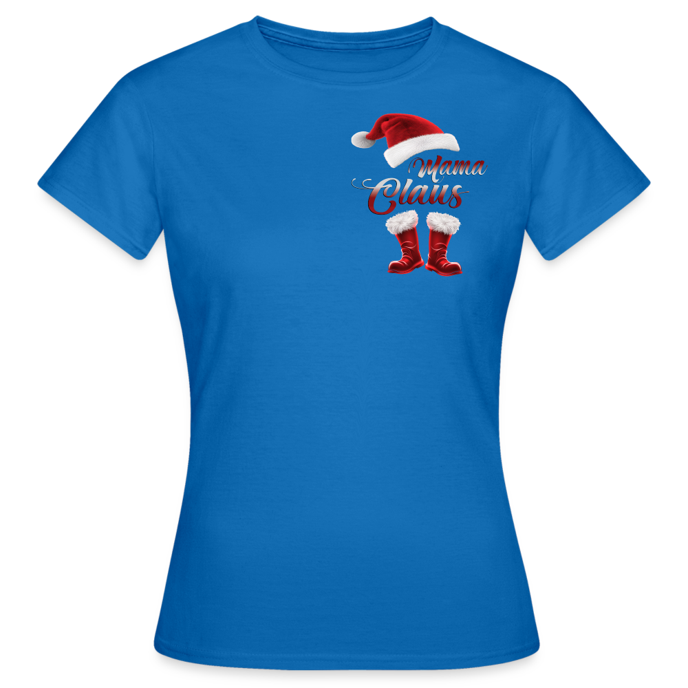 Santa „Mama“ Claus Shirt 🎅🎄 – Festlicher Style für die ganze Familie - Royalblau