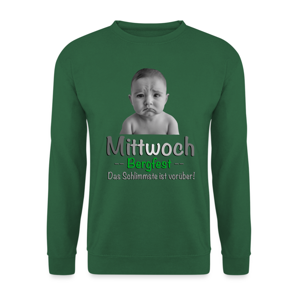 Mittwoch endlich Bergfest Pulli - Grün