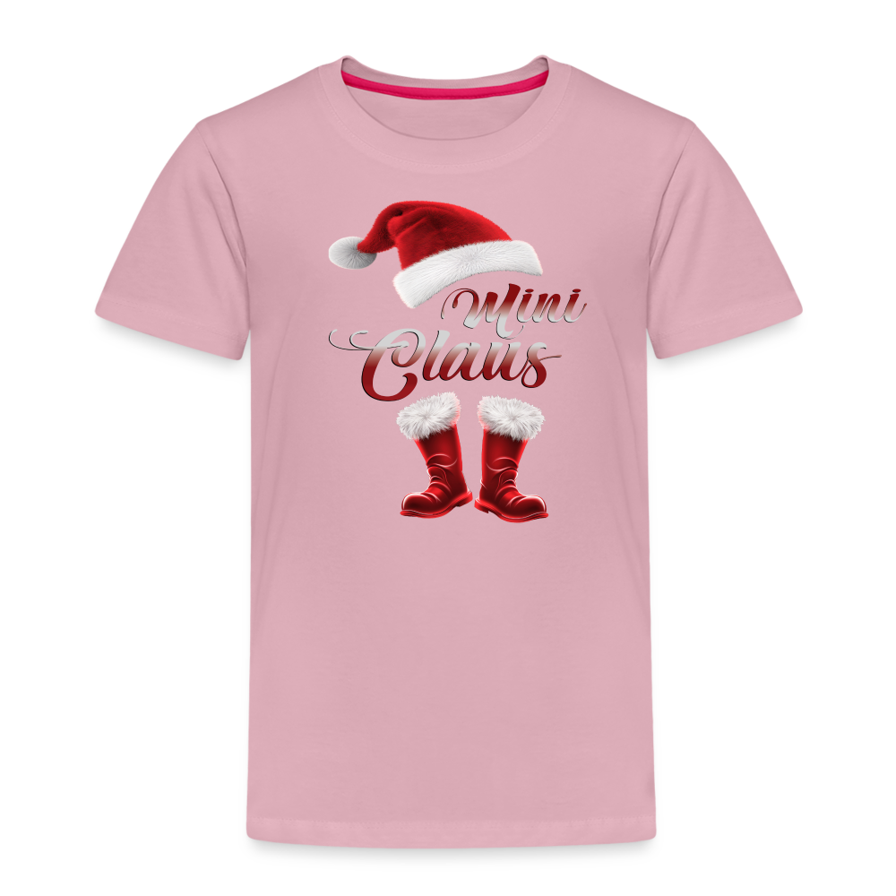 Mini Claus Kinder T-Shirt - Hellrosa