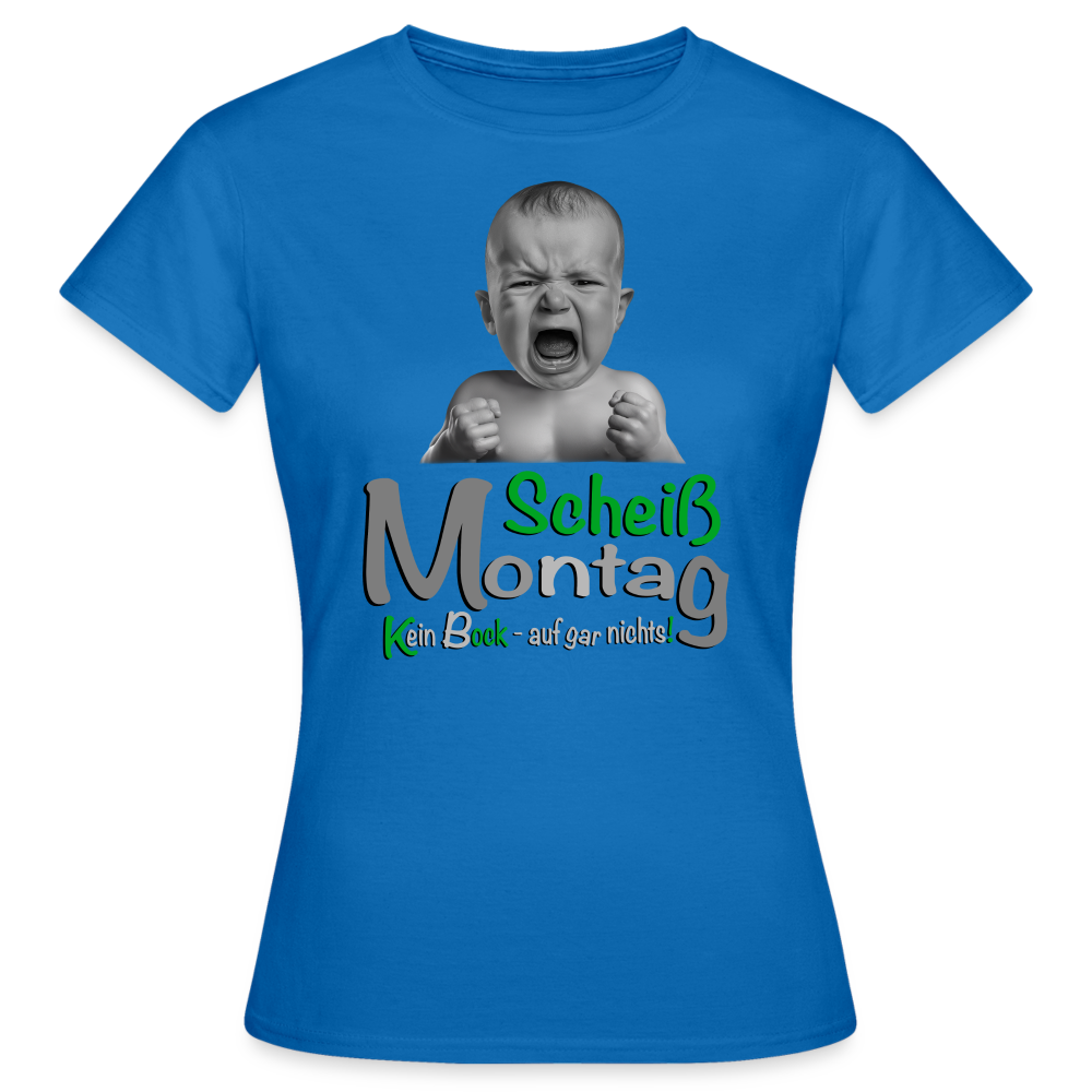 Montag ist ätzend T-Shirt - Royalblau