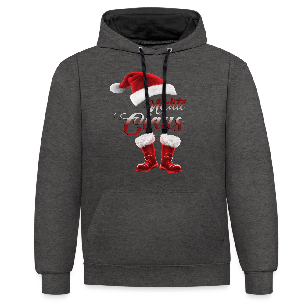 Nichte Claus Hoodie - Anthrazit/Schwarz