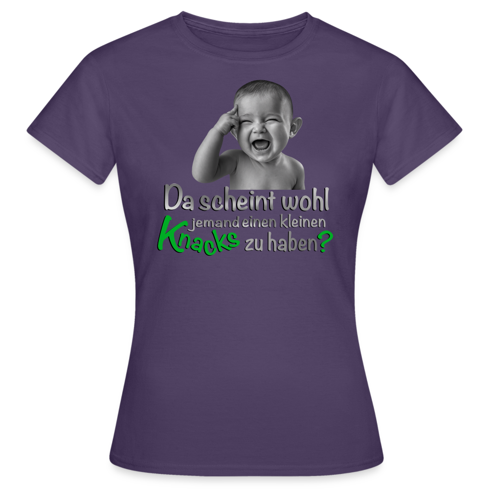 Ein Statement Shirt für die, die anders ticken! - Dunkellila